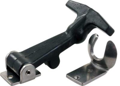 JR Products Rubber Hood Latch with Mounting Screws