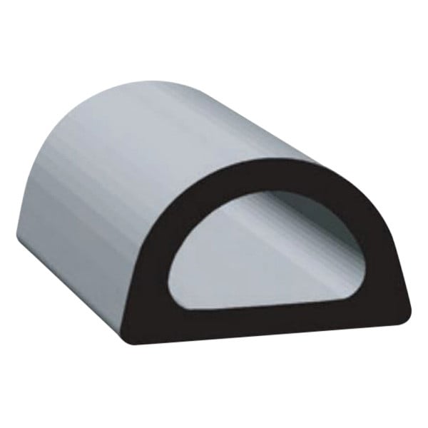 Clean Seal 0.610" x 0.360" Non-Ribbed D Seal With Tape
