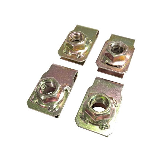 Husky Replacement 5/8" Clip-on Nut Service Kit For 4 Bolt Rails, Pack of 4