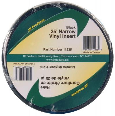 JR Products Black Premium Narrow Vinyl Insert 11235