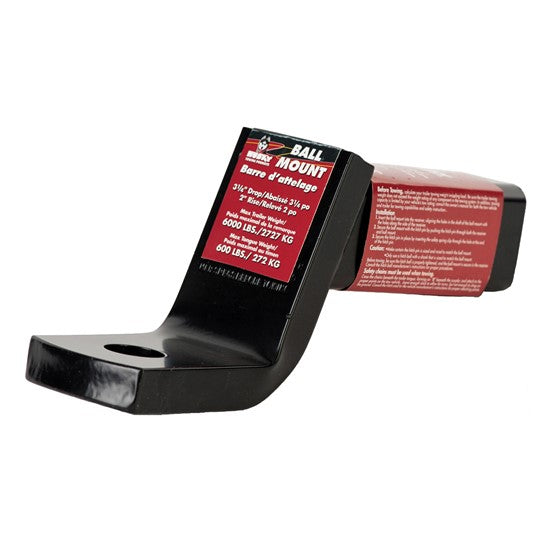 Husky Class III/IV 2" Ball Mount, 6000lb GTW, 3-1/4" Drop