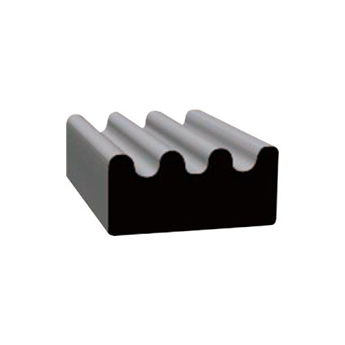 Clean Seal 113H250 .375 X .188 ribbed Epdm W/h2 Blk