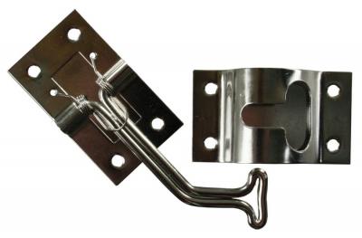 JR Products 45 Degree Stainless Steel T-Style Door Holder