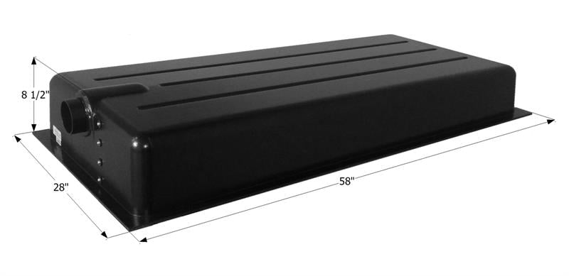 Icon Technologies HT176B-ED 43 gal. Center End Drain Waste Holding Tank