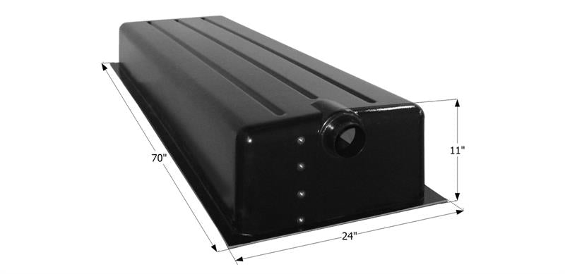 ICON Vehicle Dynamics 12424 RV Holding Tank HT192-ED w/3In Spigot & 4 Level