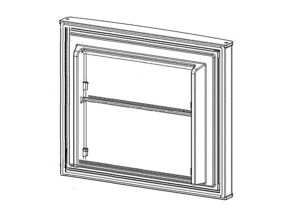 GE Appliances FREEZER DOOR - STAINLESS - GE Appliances