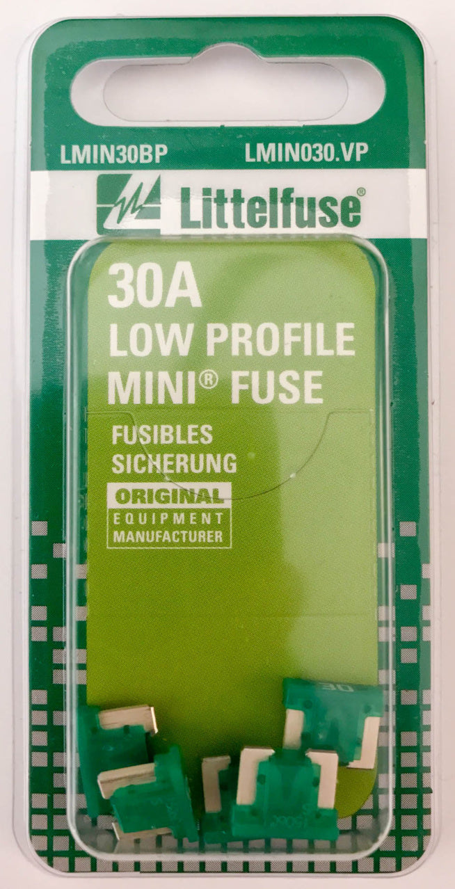 Littelfuse LP MINI Fuse Series Blade Fuses/Shunts LMIN30