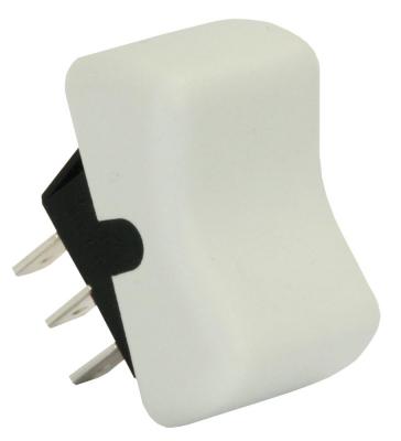 JR Products Multi-Purpose Single Rocker Switch - White