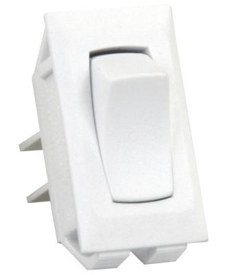 JR Products Unlabeled 12V On/Off Switch, Polar White