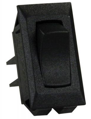 JR Products Single SPST On/Off Rectangular Black Multi Purpose Switch
