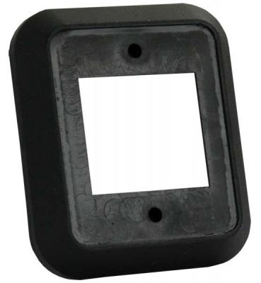 JR Products RV Double Switch Wall Spacer - Black