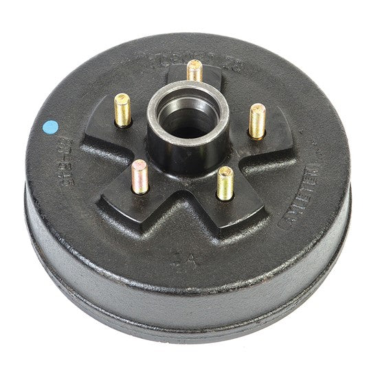 Husky Trailer Hub and Drum; 5 on 4.5 Bolt Pattern; Single