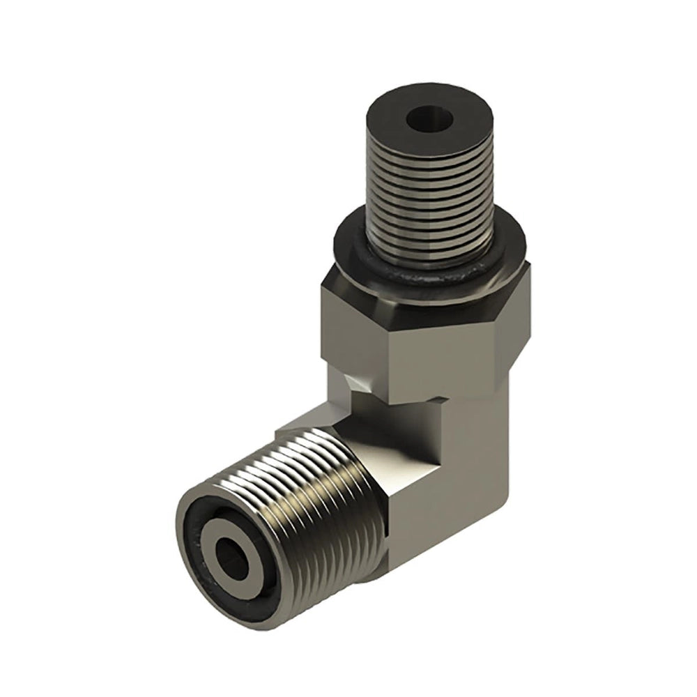 Lippert 1/4" Hydraulic Fitting - 90° Elbow (FS6801-04-04)