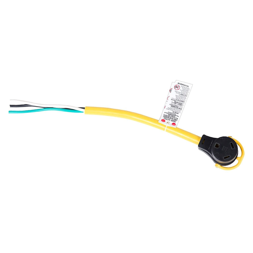 Arcon RV 18" Stripped Pigtail 30A FEMALE END