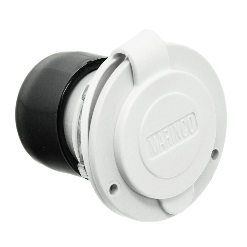 Marinco ParkPower 15 Amp Power Inlet, White