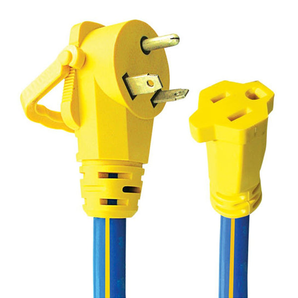 3 Prong 30-15 AMP 12″ Adapter w/EZEEGRIP Handle