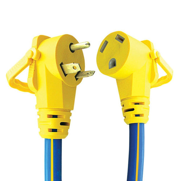 3 Prong 30 AMP 15′ Ext. Cord w/EZEEGRIP Handles