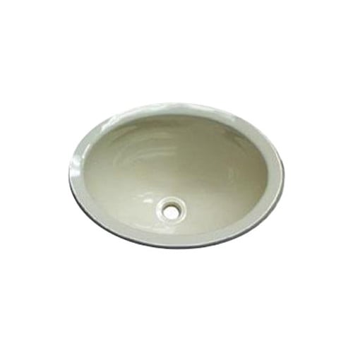 LaSalle Bristol Single Oval Drop-In Sink - Parchment