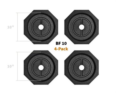 SnapPad BF 10 4-Pack | Class C & Fifth Wheel Permanent Jack Pad
