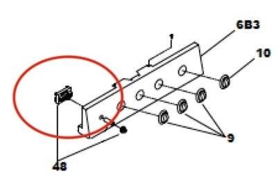 Suburban RV - 4-Wire Range Igniter - SRNA3/SRSA3 Stoves