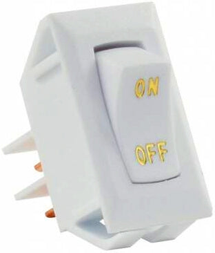 JR Products Labeled 12V On/Off Switch 12581-5