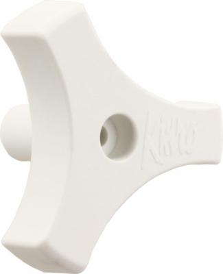 JR Products Tri-Lug Window Know in White