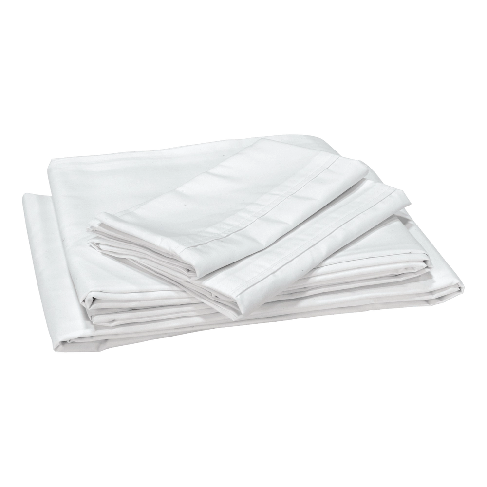 Thomas Payne® Microfiber Sheet Set, White - Narrow King