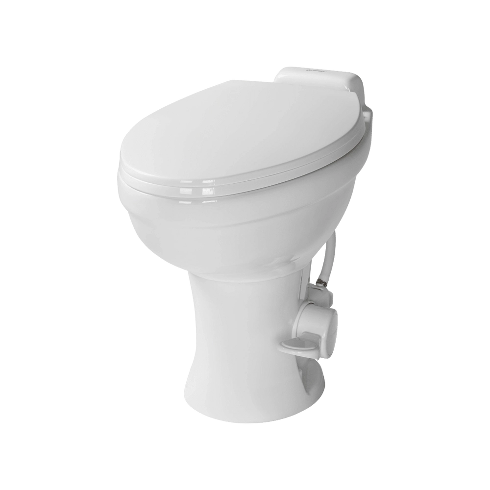 Lippert Flow Max™ RV Toilet -Elongated Ceramic Bowl