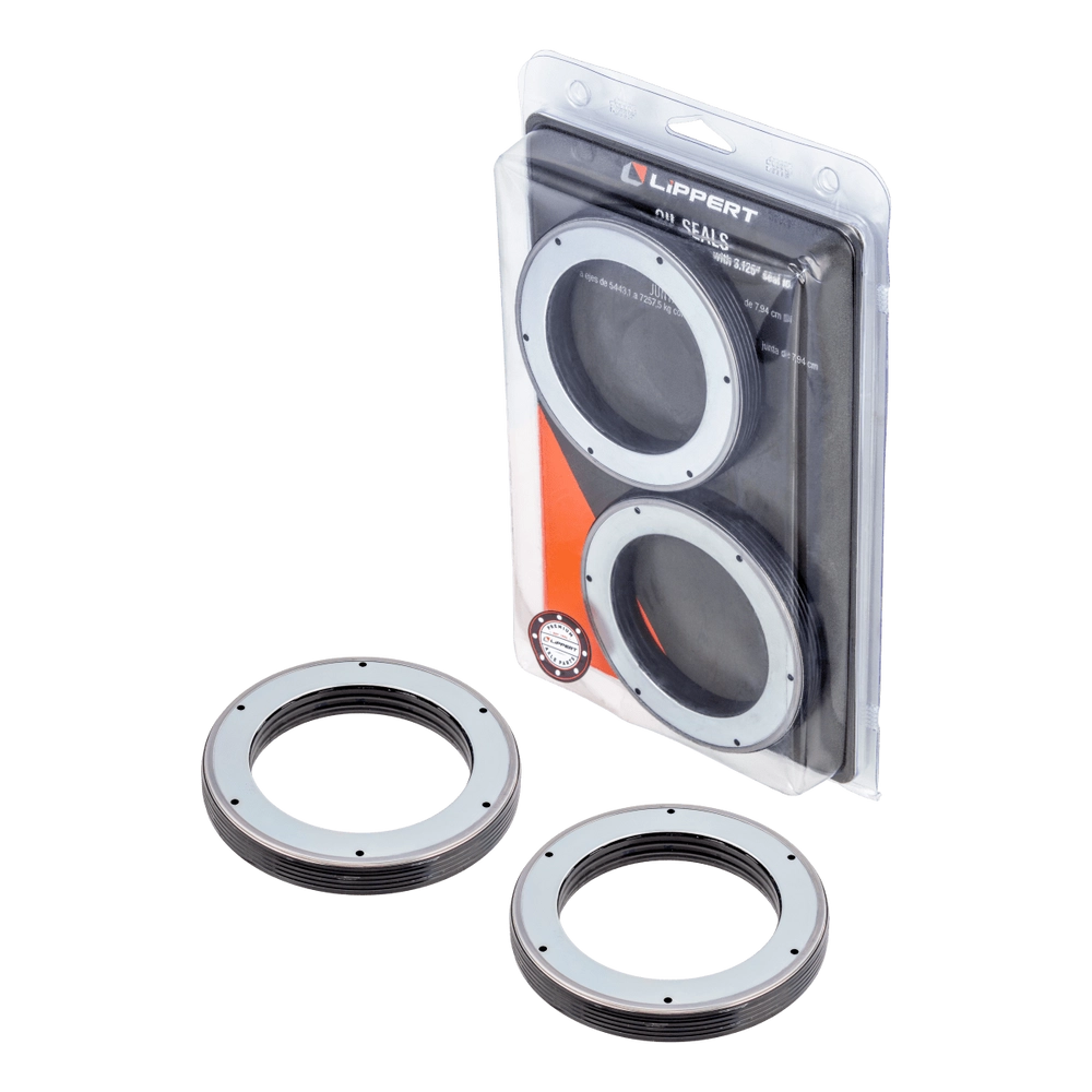 Lippert Unitized Oil Seal - 12,000-16,000-lb. Axles, 3.125" Spindle Shaft Diameter, 4.5" Hub Bore Diameter (2-Pack)