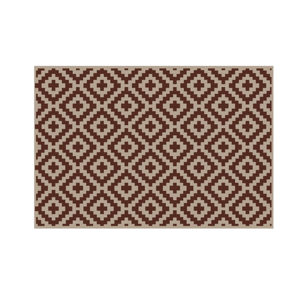 Lippert All-Weather Patio Mat - 8' x 12', Brown/Tan