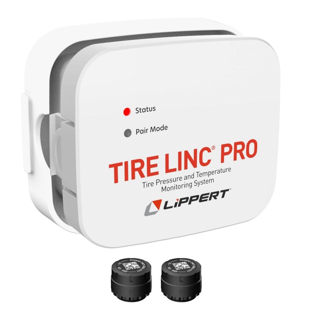 Lippert Tire Linc® PRO RV Tire Pressure & Temperature Monitoring System (TPMS) - 2-Tire Sensor Kit
