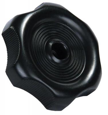 JR Products Window Knob w/1/2" Shaft, Black