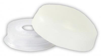 JR Products Universal Screw Covers in white