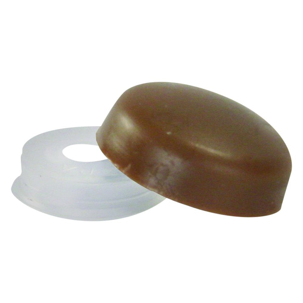 JR Products plastic screw cover, black, 14 pack