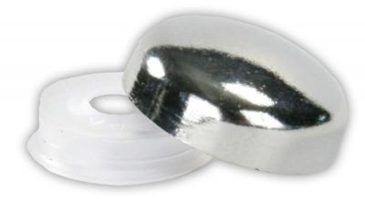 JR Products Universal Screw Covers in Chrome