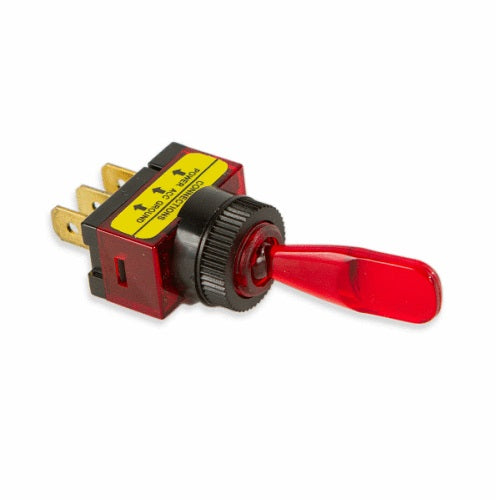 WirthCo Illuminated Red Toggle Switch