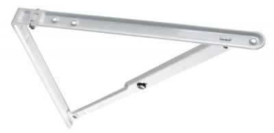 JR Products White Folding Shelf Bracket