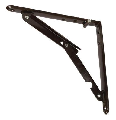 JR Products Brown Folding Shelf Bracket