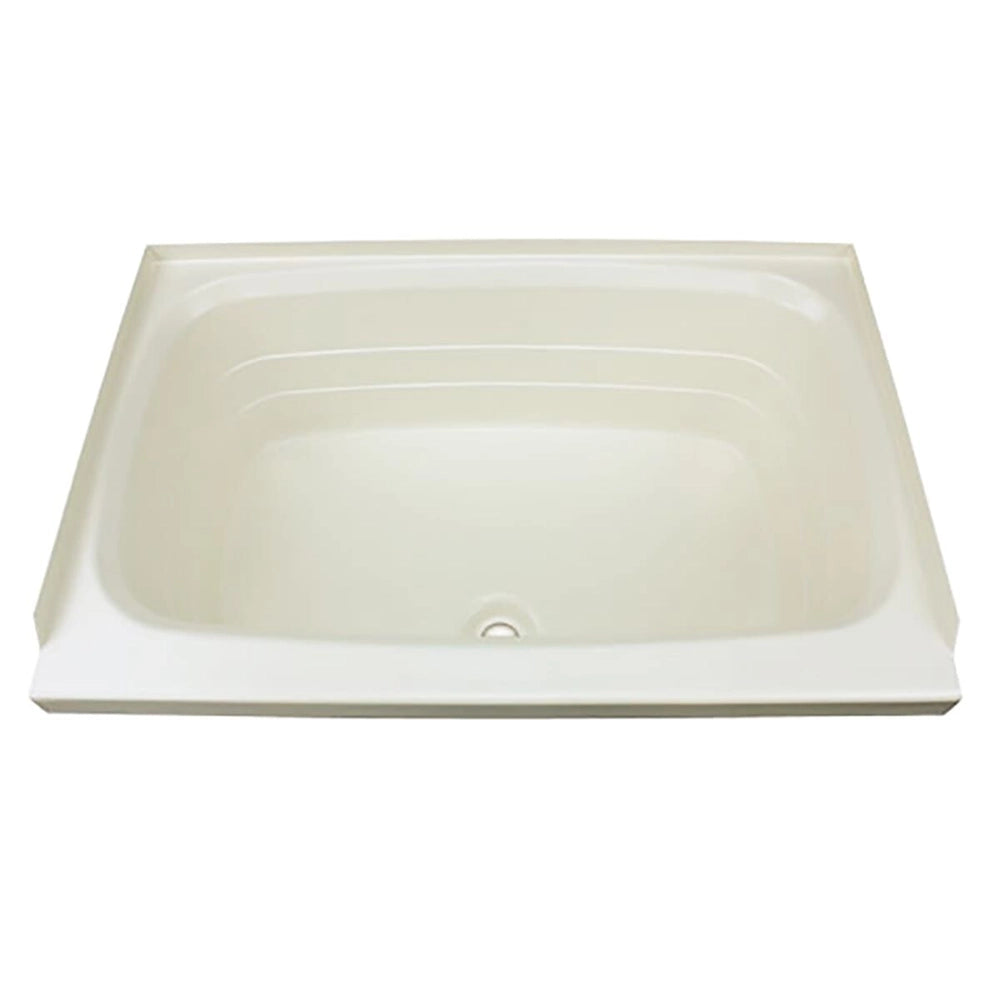 Lippert Bathtub with Center Drain - 24" x 38", Parchment
