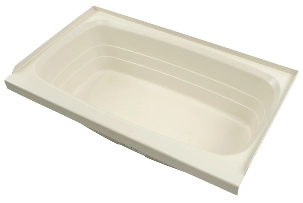Lippert Bathtub with Center Drain - 24" x 40", Parchment