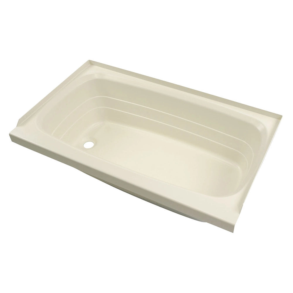 Lippert Bathtub with Left Drain - 24" x 40", Parchment
