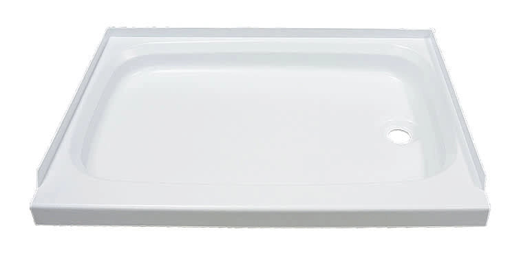 Lippert RV Shower Pan with Right Drain - 24" x 32" White