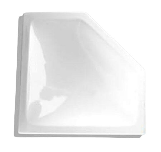 Recreation Bri-Rus White 20" x 8" Neo Angle Skylight Inner Garnish
