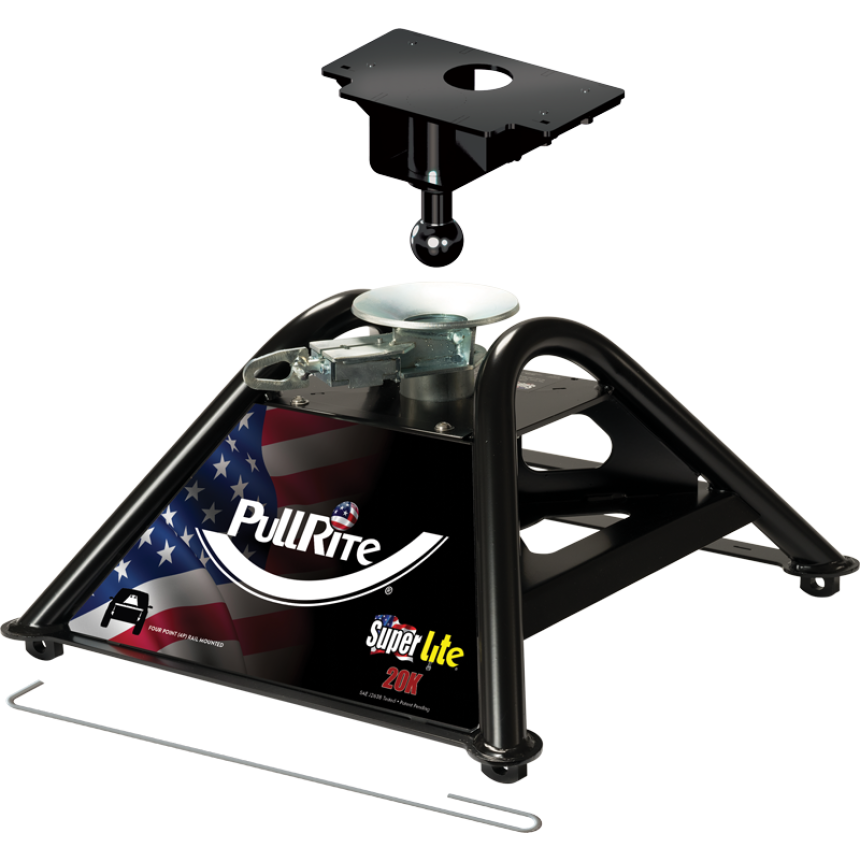 PullRite # ISR Series SuperLite 20K Four Point (4P) Attachment Fifth Wheel