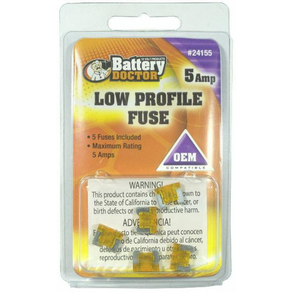 Wirthco Low Profile ATM Mini Fuse 5 Pack