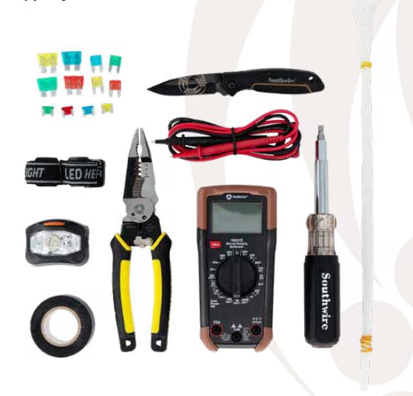 Southwire Electrical Maintenance Tool Kit including Multi-Tool Pliers
