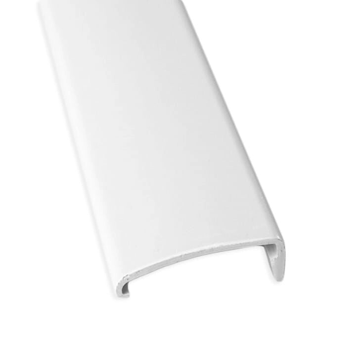 Lippert 76" Snap Trim Screw Cover - White