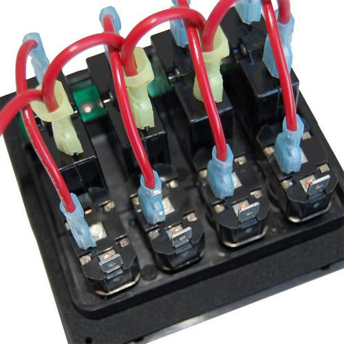 Blue Sea Systems WeatherDeck® 12V DC Waterproof Circuit Breaker Panel 4378-BSS