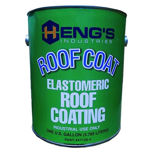 Hengs RV metal roof elastomeric coating white quart