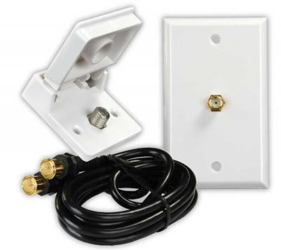 JR Products Interior Exterior TV Installation Kit